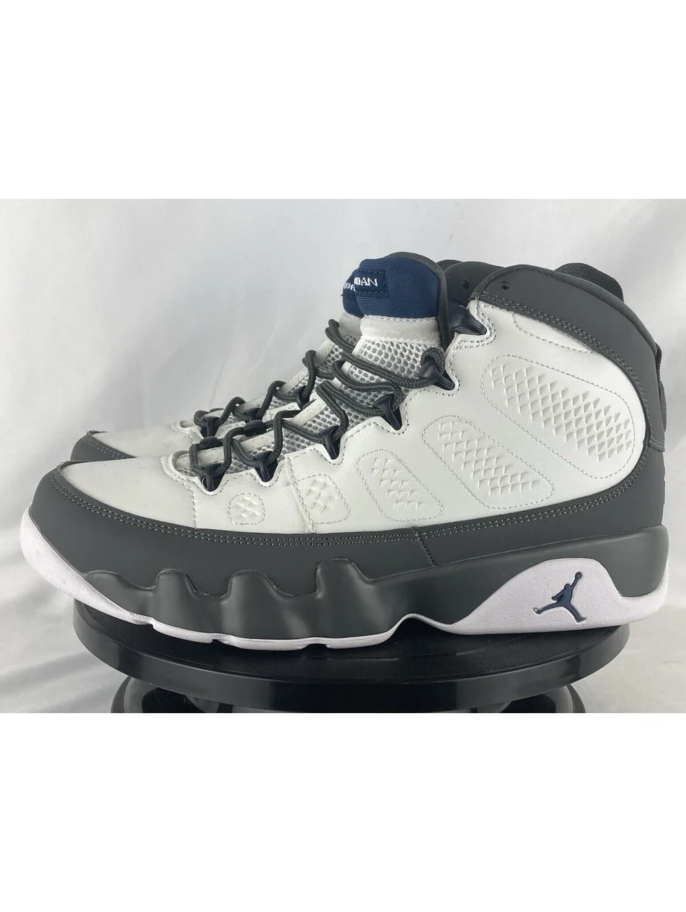 Men’s Size 9.5 Nike Air Jordan 9 Retro Flint Grey French Blue HV4794-100 Sneaker